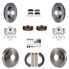 Transit Auto KC8-100923C Disc Brake Kit for 2007-2017 Dodge Caliber, Dodge Avenger, Jeep Compass & more - Front and Rear product image