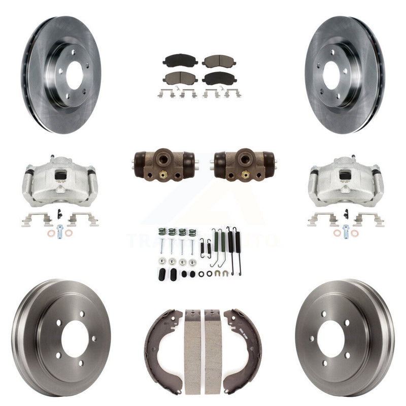 Transit Auto KC8-100923C Disc Brake Kit for 2007-2017 Dodge Caliber, Dodge Avenger, Jeep Compass & more - Front and Rear product image