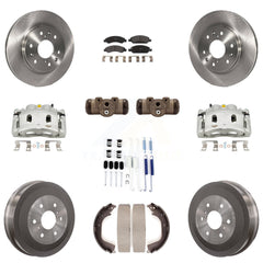 Transit Auto KC8-100923P Disc Brake Kit for 2010-2013 Chevrolet Silverado 1500, GMC Sierra 1500 - Front and Rear product image
