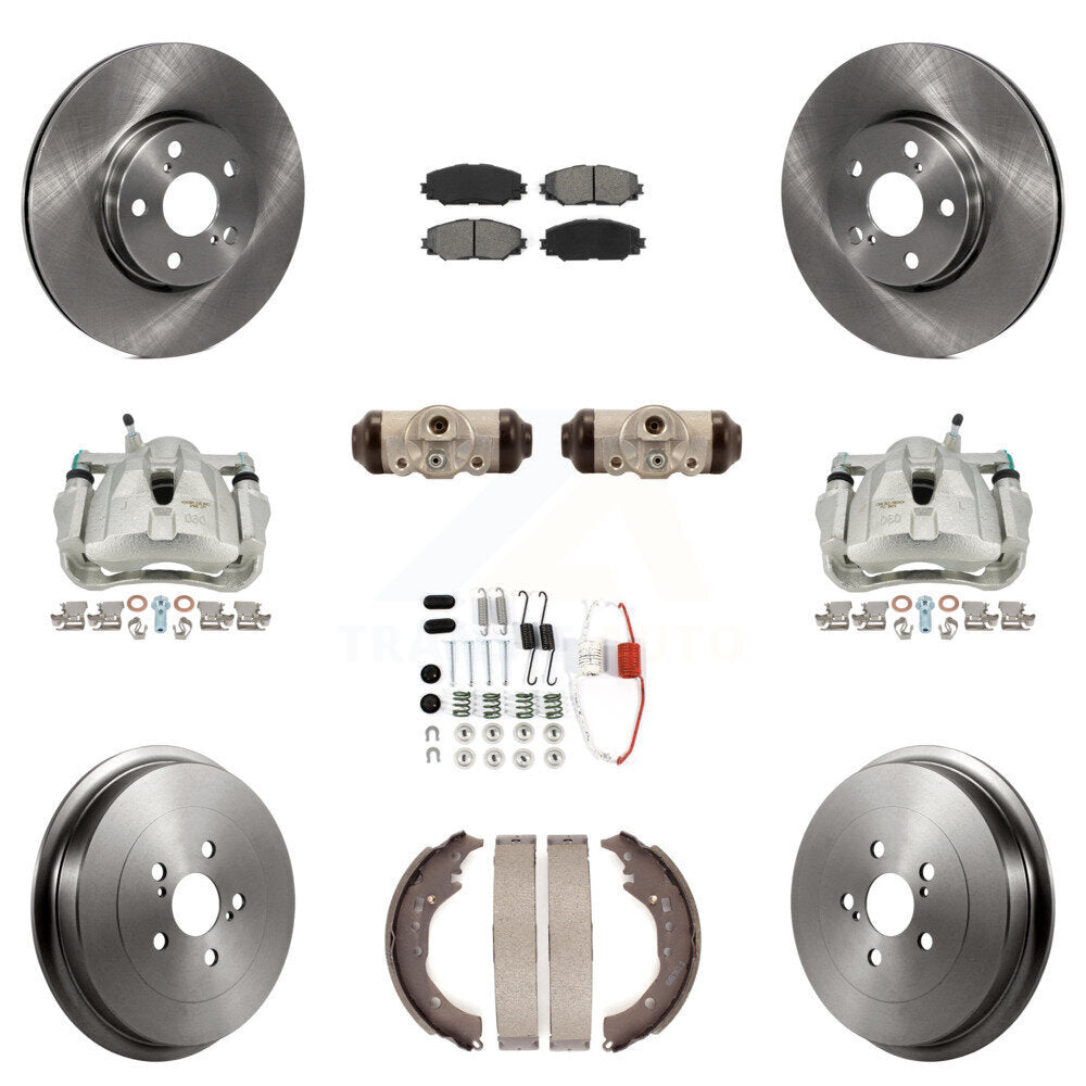 Transit Auto KC8-100923S Disc Brake Kit for 2009-2013 Toyota Corolla - Front and Rear product image