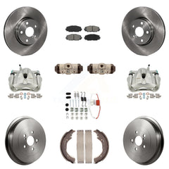 Transit Auto KC8-100923S Disc Brake Kit for 2009-2013 Toyota Corolla - Front and Rear product image