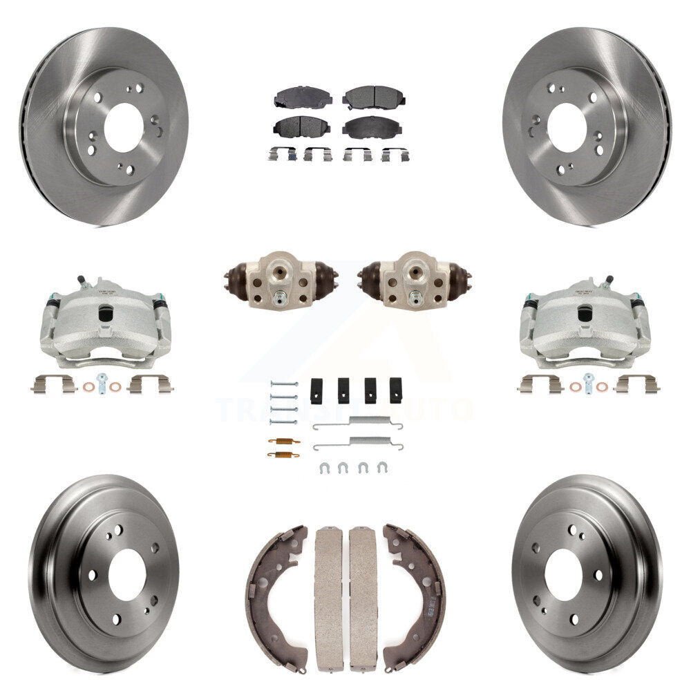 Transit Auto KC8-100923T Disc Brake Kit for 2006-2011 Honda Civic - Front and Rear product image
