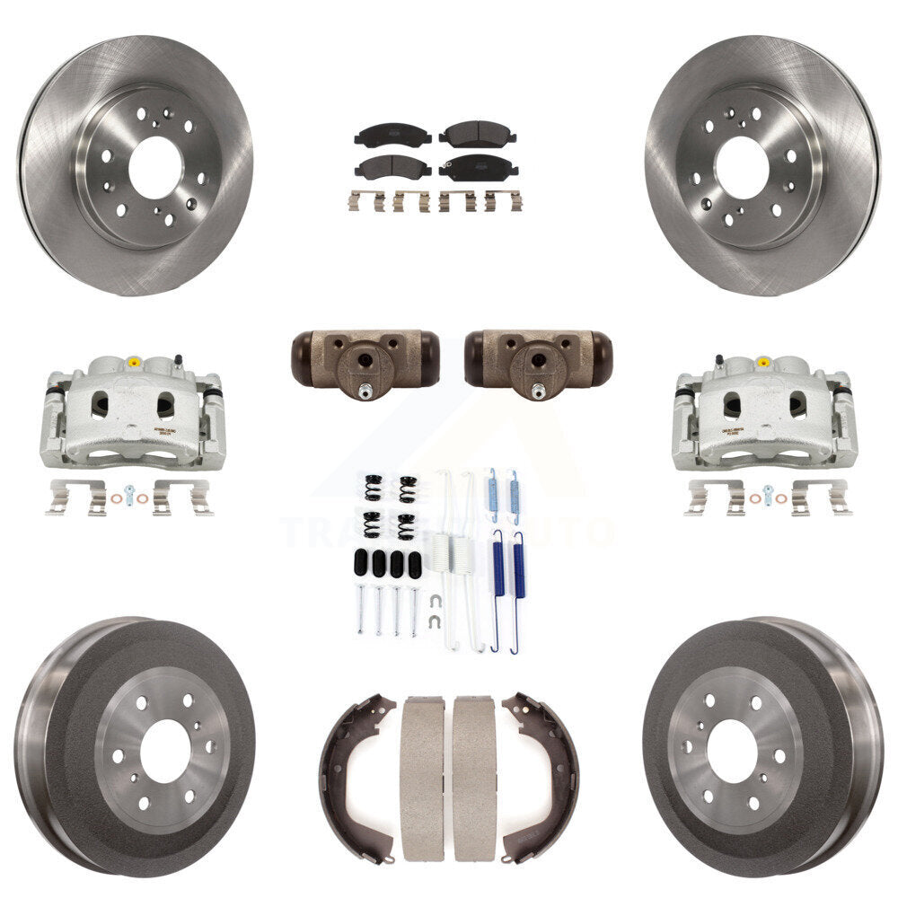 Transit Auto KC8-100924P Disc Brake Kit for 2010-2013 Chevrolet Silverado 1500, GMC Sierra 1500 - Front and Rear product image
