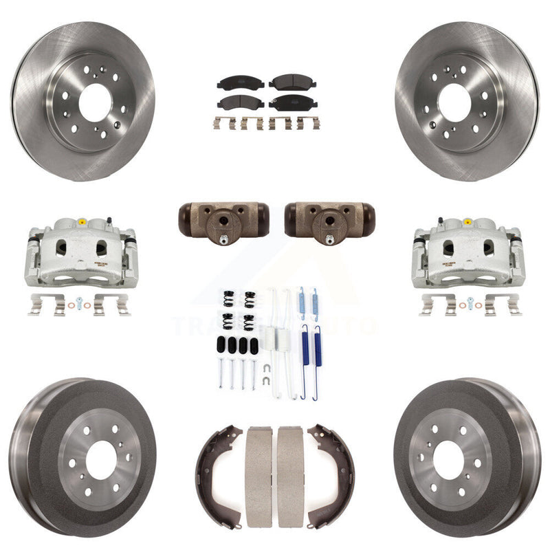 Transit Auto KC8-100924P Disc Brake Kit for 2010-2013 Chevrolet Silverado 1500, GMC Sierra 1500 - Front and Rear product image