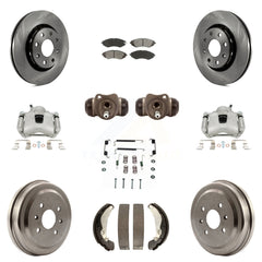 Transit Auto KC8-100924S Disc Brake Kit for 2004-2015 Chevrolet Spark, Pontiac G3, Pontiac G3 Wave & more - Front and Rear product image
