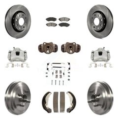 Transit Auto KC8-100925S Disc Brake Kit for 2004-2011 Pontiac G3, Chevrolet Aveo5, Pontiac Wave & more - Front and Rear product image