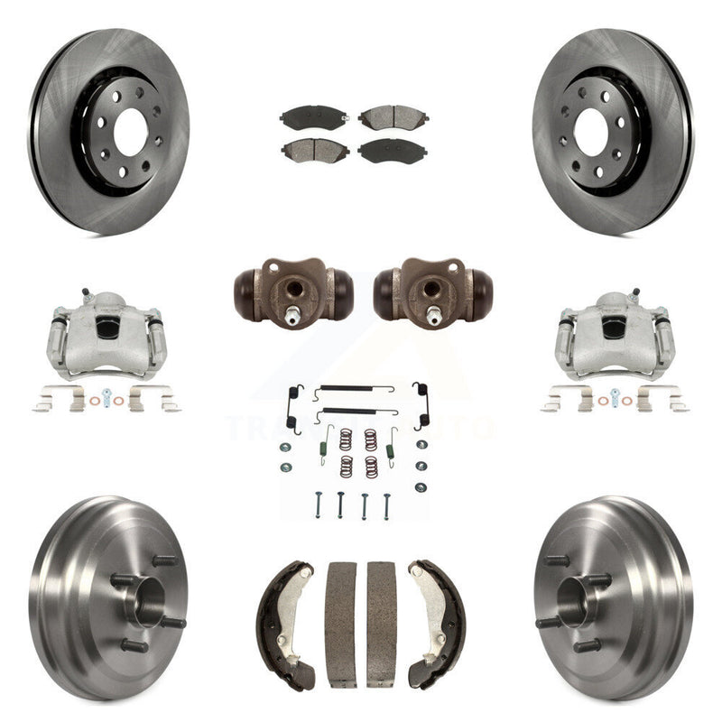 Transit Auto KC8-100925S Disc Brake Kit for 2004-2011 Pontiac G3, Chevrolet Aveo5, Pontiac Wave & more - Front and Rear product image