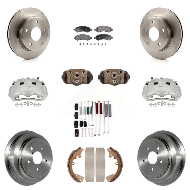 Transit Auto KC8-100925T Disc Brake Kit for 2005-2009 Dodge Dakota, Mitsubishi Raider - Front and Rear product image
