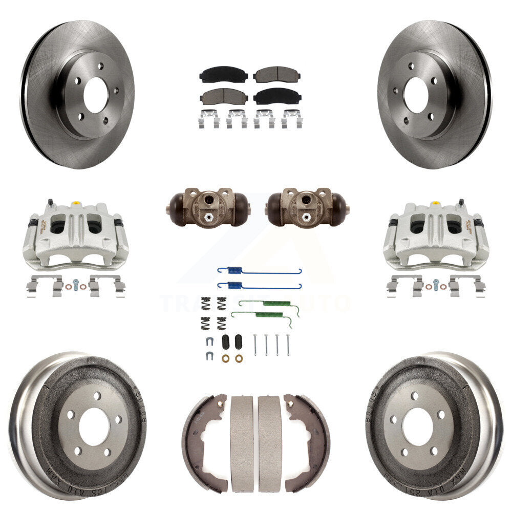 Transit Auto KC8-100928C Disc Brake Kit for 2004-2007 Chevrolet Equinox, Pontiac Torrent, Saturn Vue - Front and Rear product image