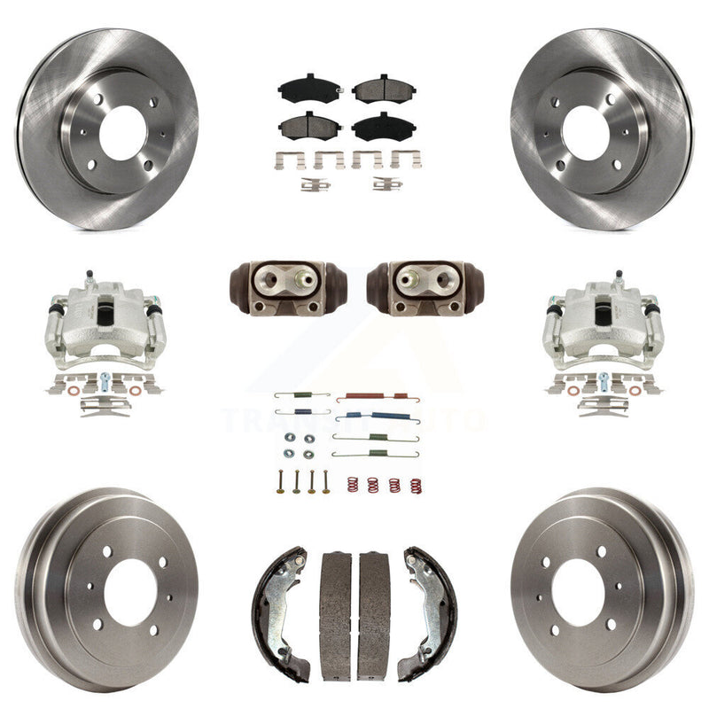 Transit Auto KC8-100929S Disc Brake Kit for 2002-2004 Hyundai Elantra - Front and Rear product image