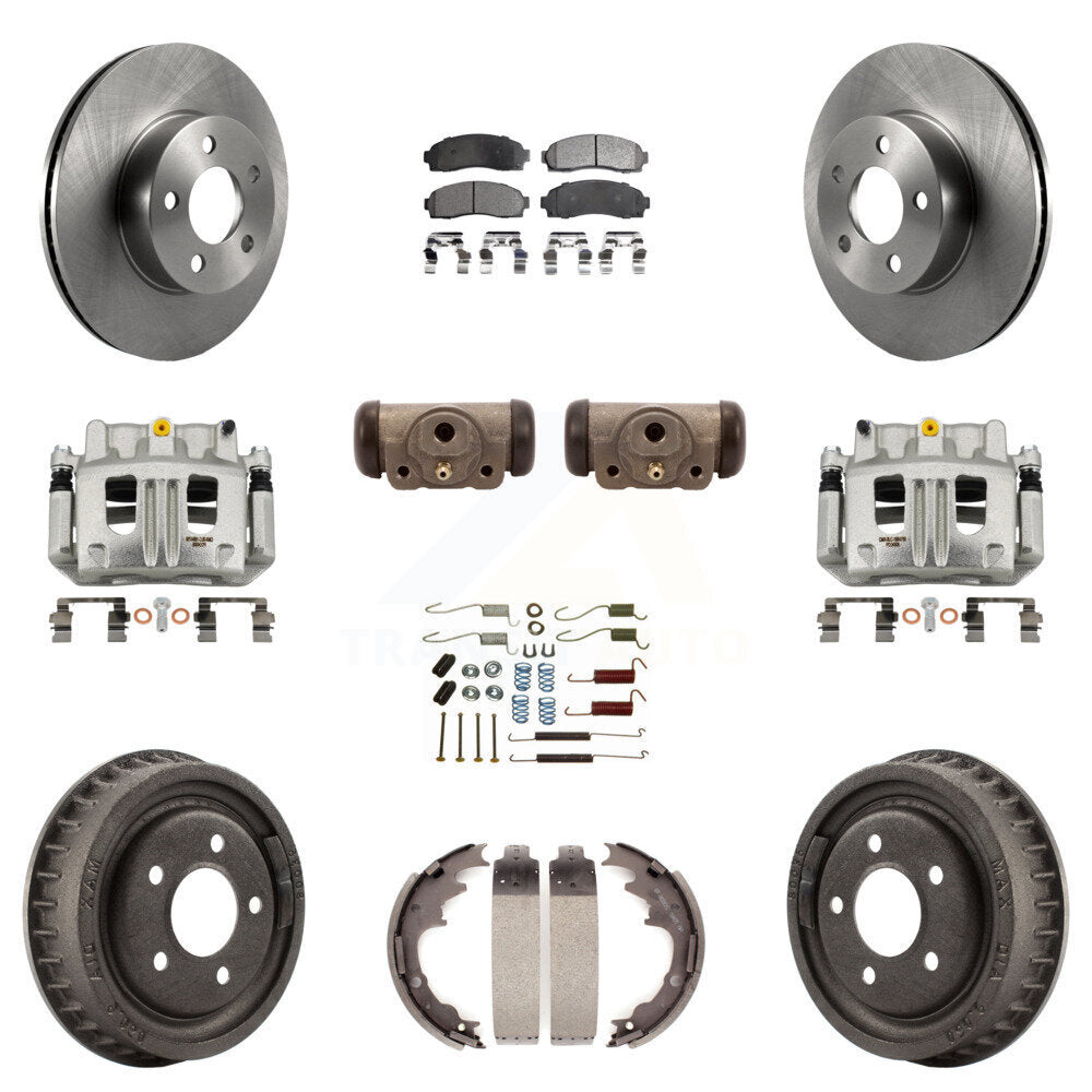 Transit Auto KC8-100931P Disc Brake Kit for 2004-2009 Mazda B4000, Ford Ranger - Front and Rear product image