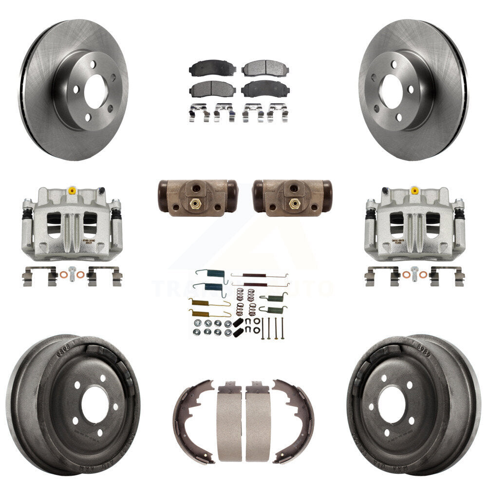 Transit Auto KC8-100932P Disc Brake Kit for 2004-2009 Mazda B4000, Ford Ranger - Front and Rear product image