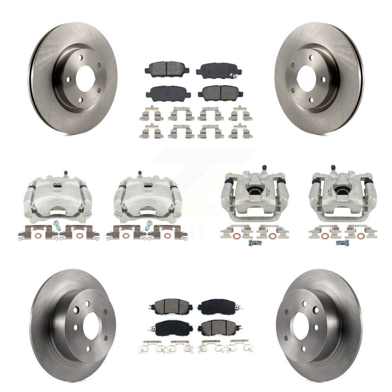 Transit Auto KC8-100933S Disc Brake Kit for 2013-2018 Nissan Altima - Front and Rear product image