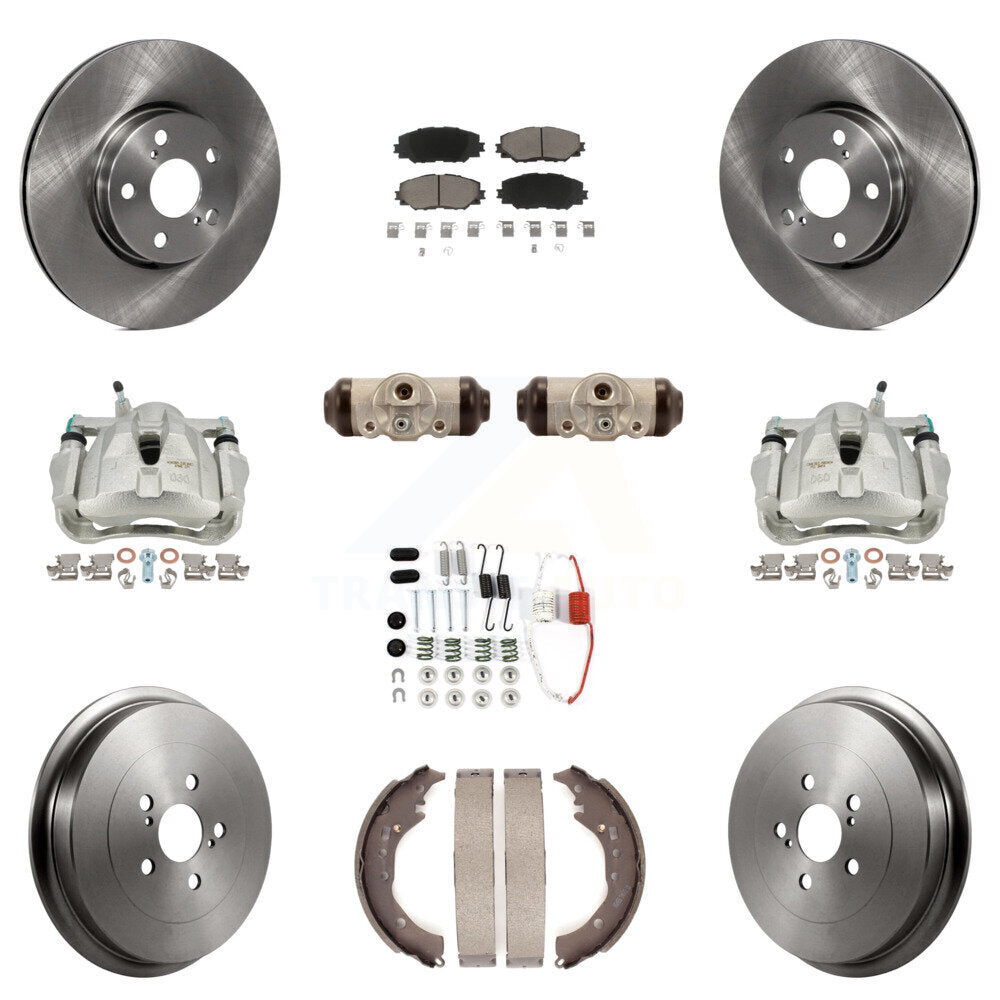Transit Auto KC8-100934C Disc Brake Kit for 2009-2013 Toyota Corolla - Front and Rear product image