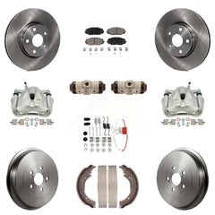 Transit Auto KC8-100934C Disc Brake Kit for 2009-2013 Toyota Corolla - Front and Rear product image