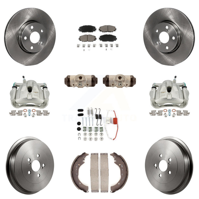 Transit Auto KC8-100934C Disc Brake Kit for 2009-2013 Toyota Corolla - Front and Rear product image