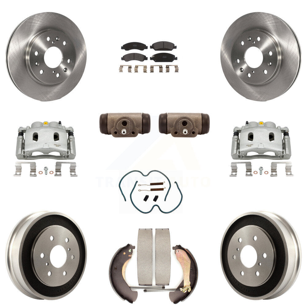 Transit Auto KC8-100934P Disc Brake Kit for 2005-2007 Chevrolet Silverado 1500 Classic, Chevrolet Silverado 1500, GMC Sierra 1500 - Front and Rear product image