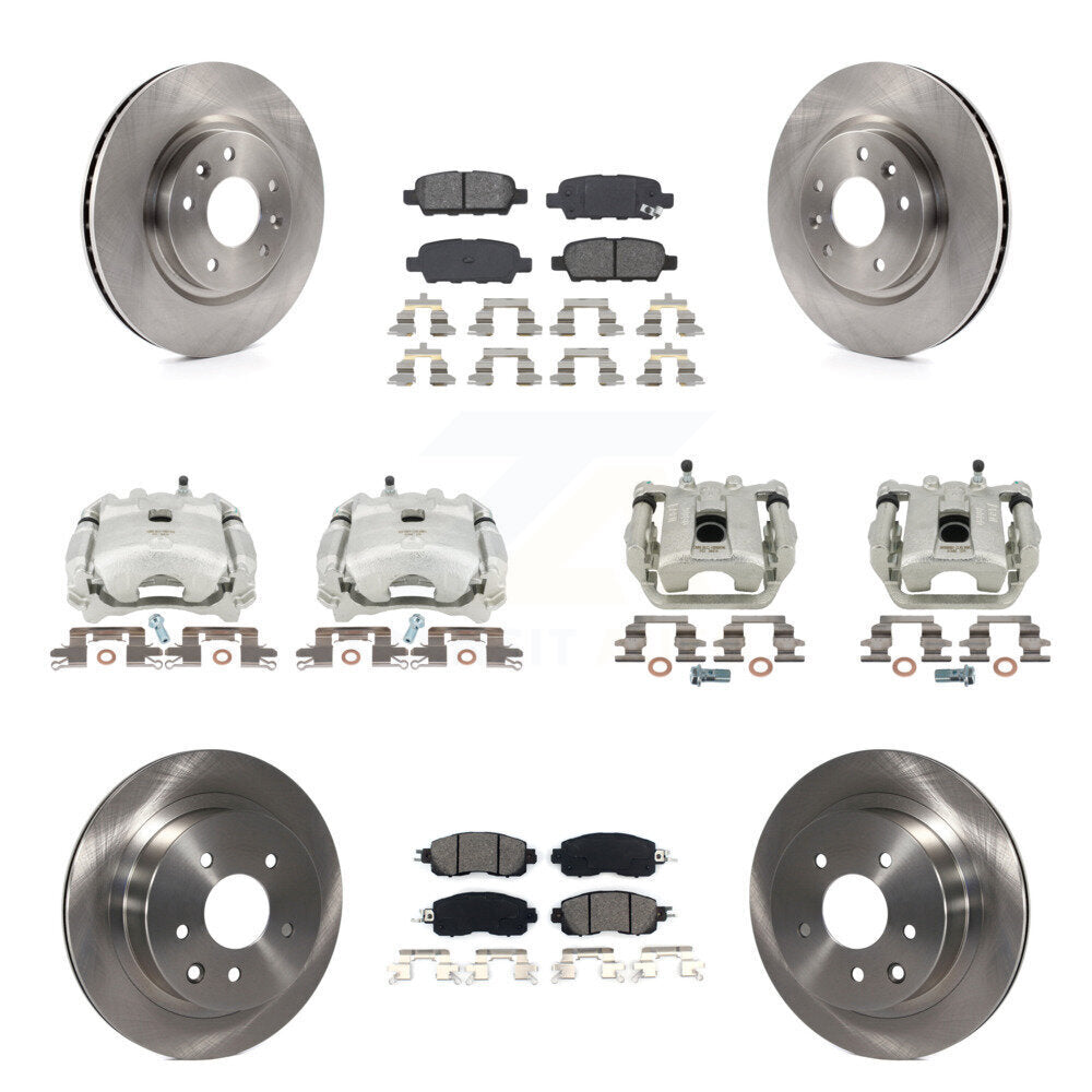 Transit Auto KC8-100934S Disc Brake Kit for 2015-2017 Nissan LEAF - Front and Rear product image