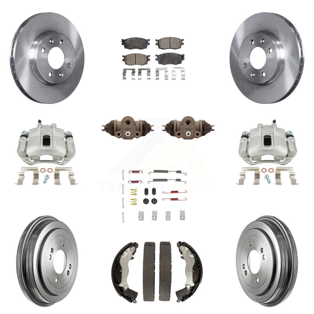 Transit Auto KC8-100934T Disc Brake Kit for 2006-2011 Hyundai Accent, Kia Rio, Kia Rio5 - Front and Rear product image