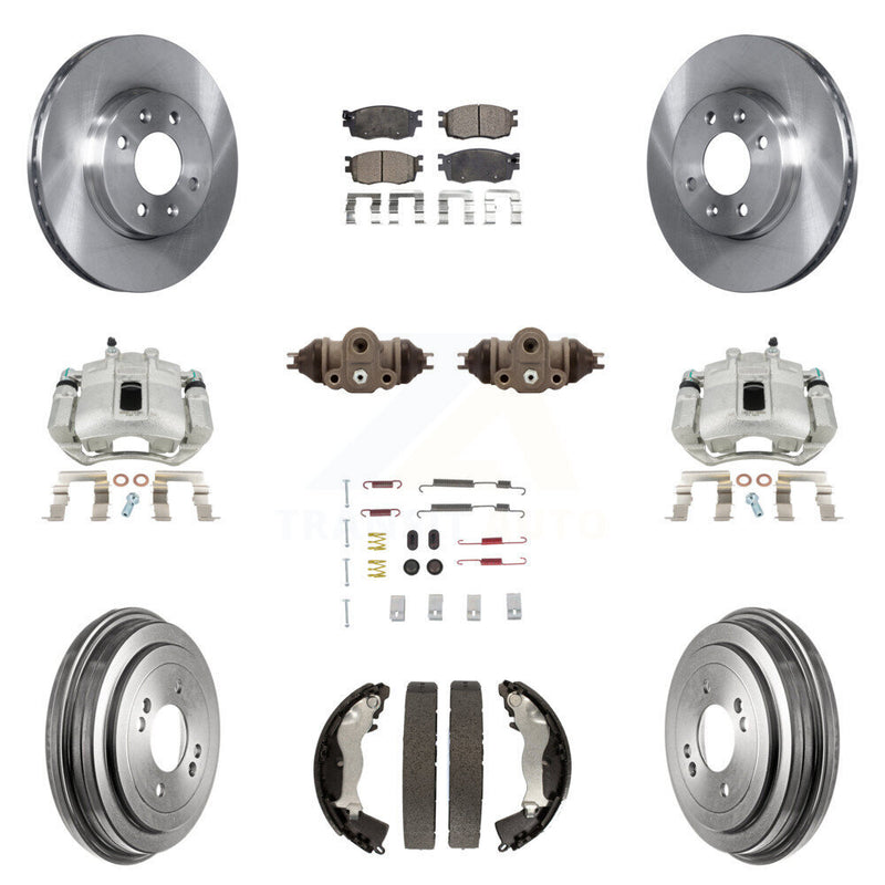 Transit Auto KC8-100934T Disc Brake Kit for 2006-2011 Hyundai Accent, Kia Rio, Kia Rio5 - Front and Rear product image