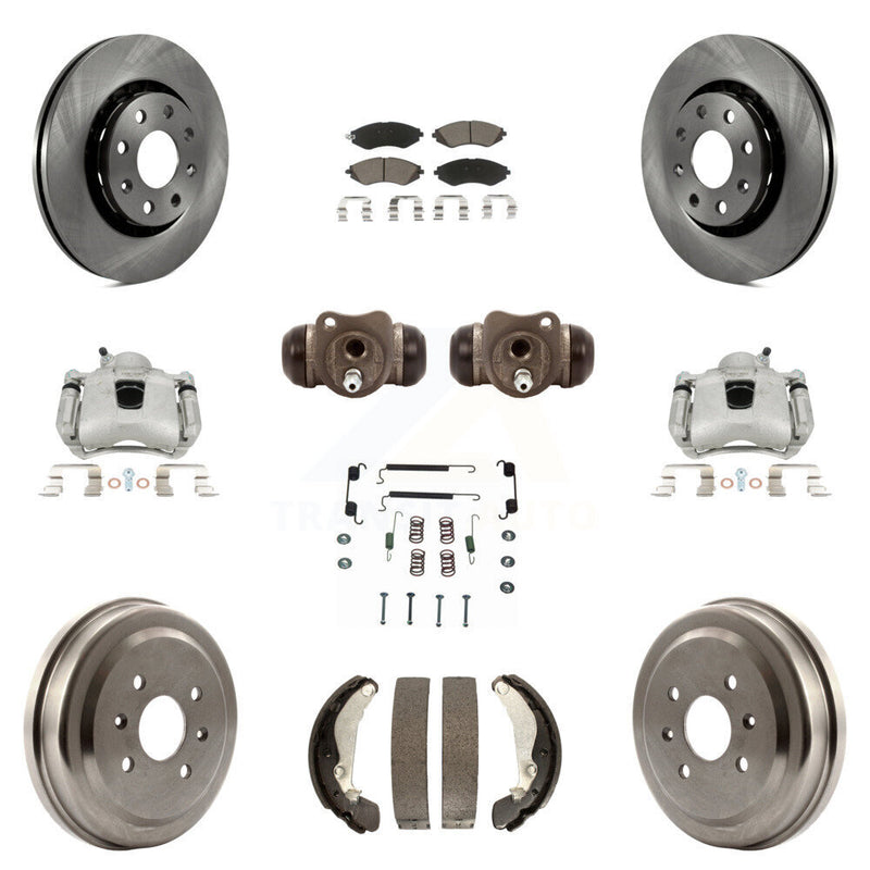 Transit Auto KC8-100935C Disc Brake Kit for 2004-2015 Chevrolet Spark, Pontiac G3, Pontiac G3 Wave & more - Front and Rear product image