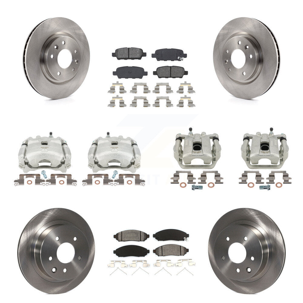 Transit Auto KC8-100935S Disc Brake Kit for 2015 Nissan LEAF - Front and Rear product image