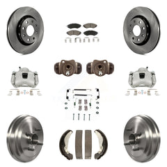 Transit Auto KC8-100936C Disc Brake Kit for 2004-2011 Pontiac G3, Chevrolet Aveo5, Pontiac Wave & more - Front and Rear product image