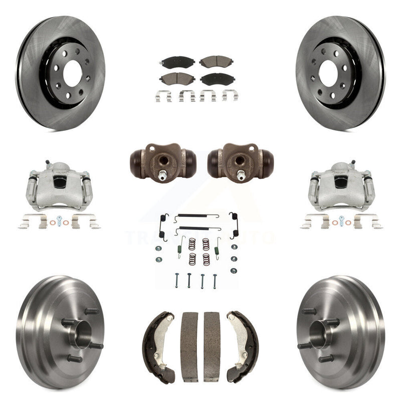 Transit Auto KC8-100936C Disc Brake Kit for 2004-2011 Pontiac G3, Chevrolet Aveo5, Pontiac Wave & more - Front and Rear product image