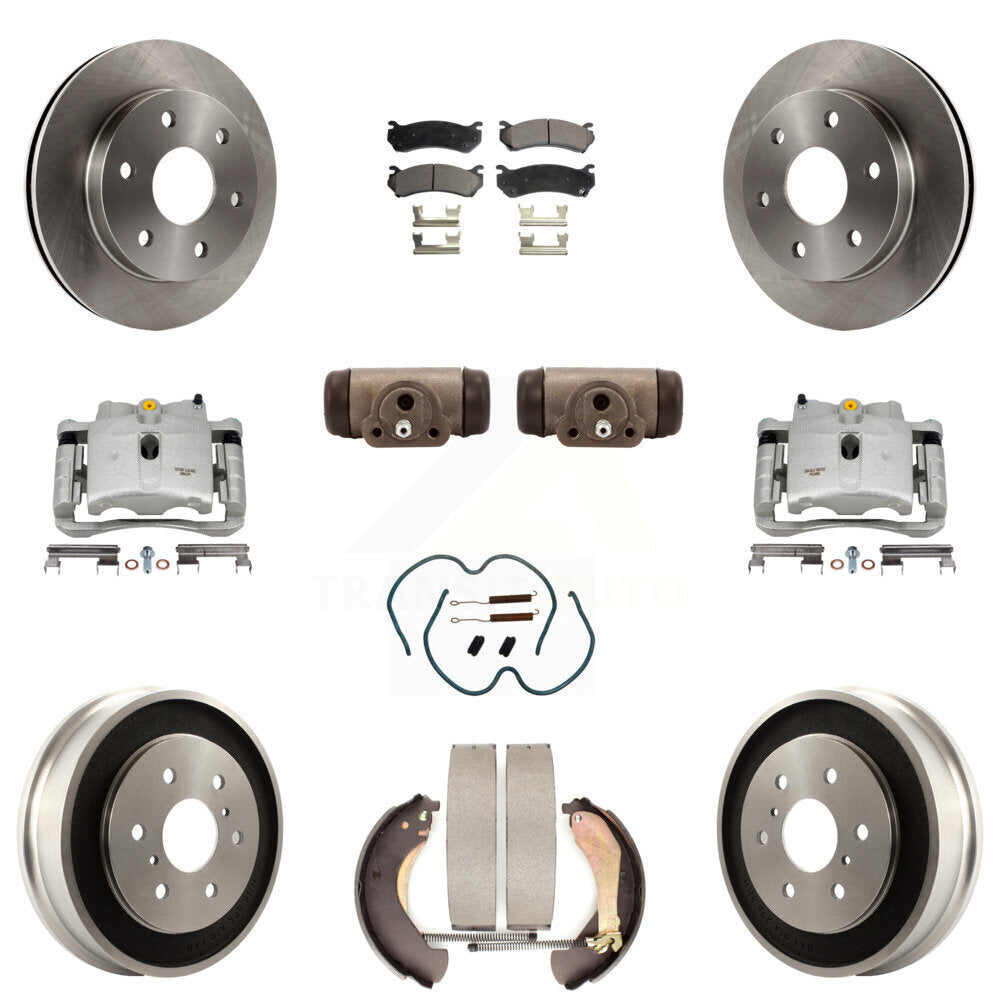 Transit Auto KC8-100936P Disc Brake Kit for 2005-2007 Chevrolet Silverado 1500 Classic, Chevrolet Silverado 1500, GMC Sierra 1500 - Front and Rear product image