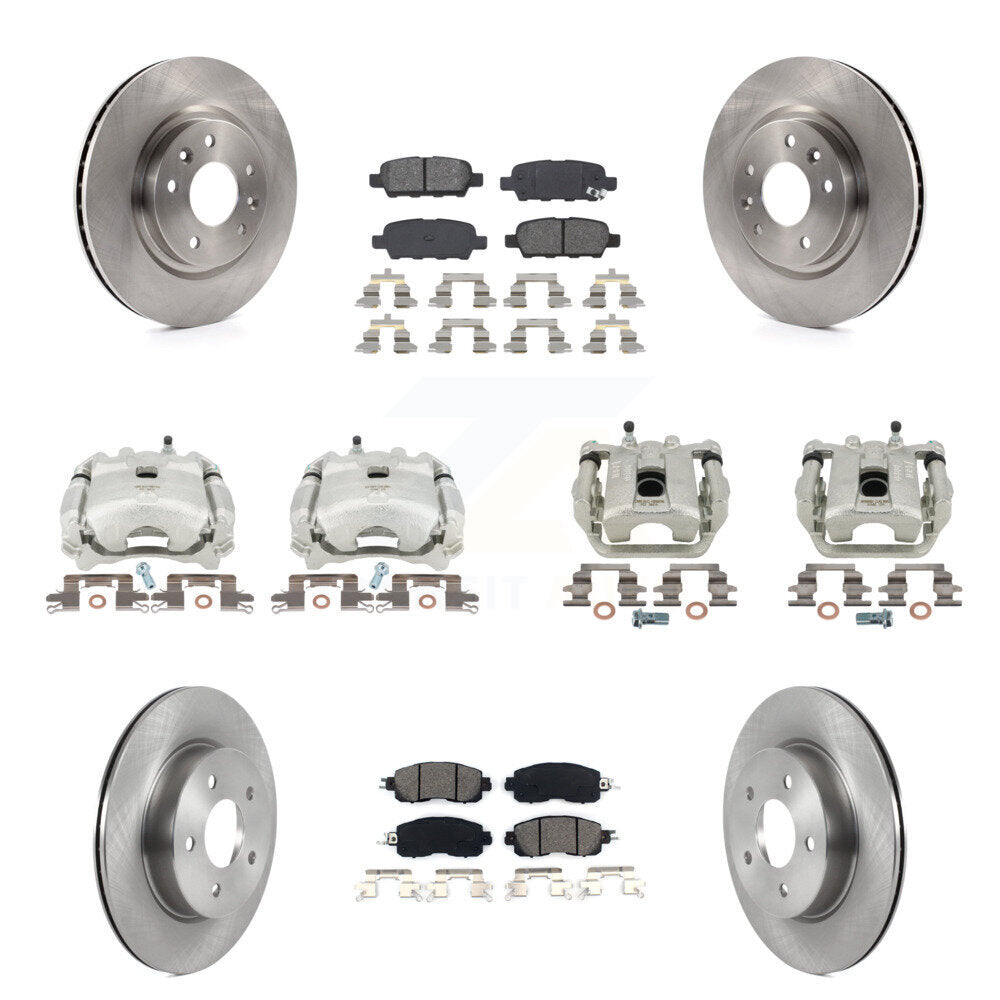 Transit Auto KC8-100936S Disc Brake Kit for 2017 Nissan LEAF - Front and Rear product image