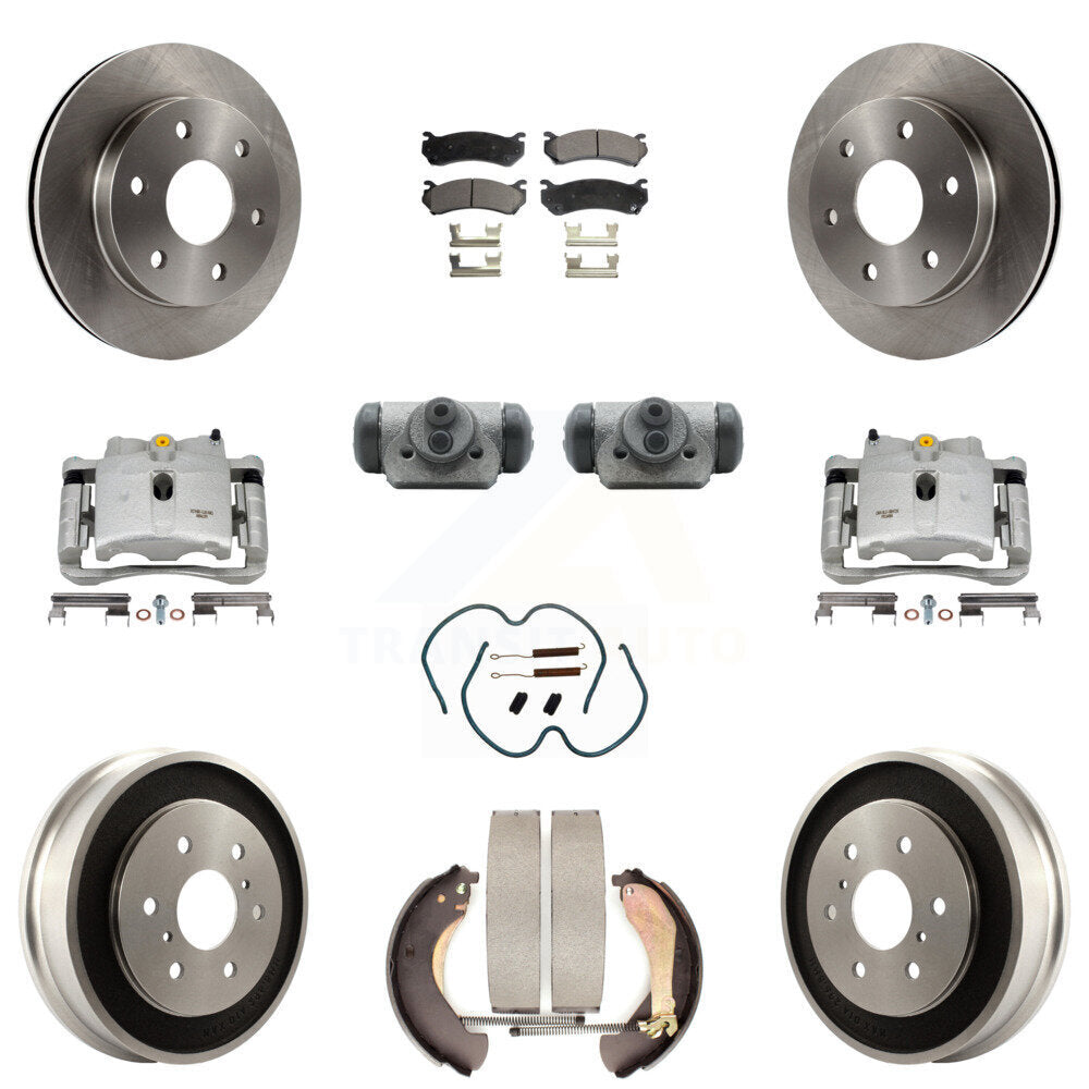 Transit Auto KC8-100937P Disc Brake Kit for 2005-2007 Chevrolet Silverado 1500 Classic, Chevrolet Silverado 1500, GMC Sierra 1500 - Front and Rear product image