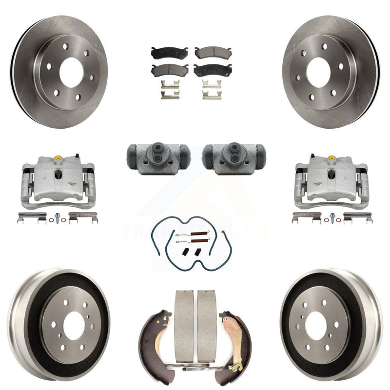 Transit Auto KC8-100937P Disc Brake Kit for 2005-2007 Chevrolet Silverado 1500 Classic, Chevrolet Silverado 1500, GMC Sierra 1500 - Front and Rear product image