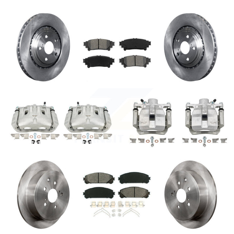 Transit Auto KC8-100937S Disc Brake Kit for 2010-2012 Toyota Sienna, Lexus RX350 - Front and Rear product image