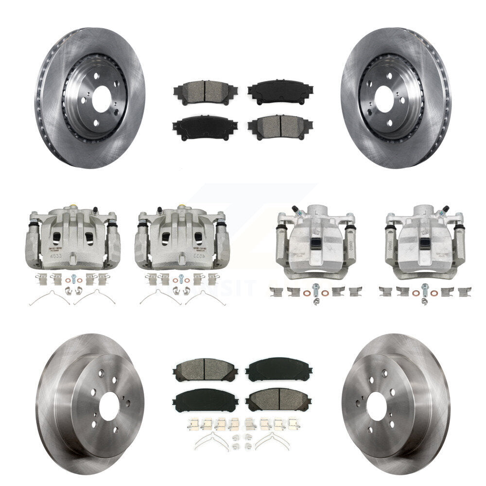 Transit Auto KC8-100938S Disc Brake Kit for 2010-2012 Lexus RX450h, Lexus RX350 - Front and Rear product image
