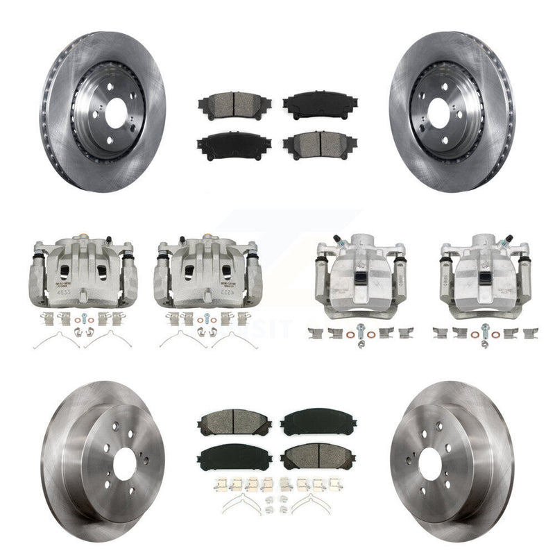 Transit Auto KC8-100938S Disc Brake Kit for 2010-2012 Lexus RX450h, Lexus RX350 - Front and Rear product image