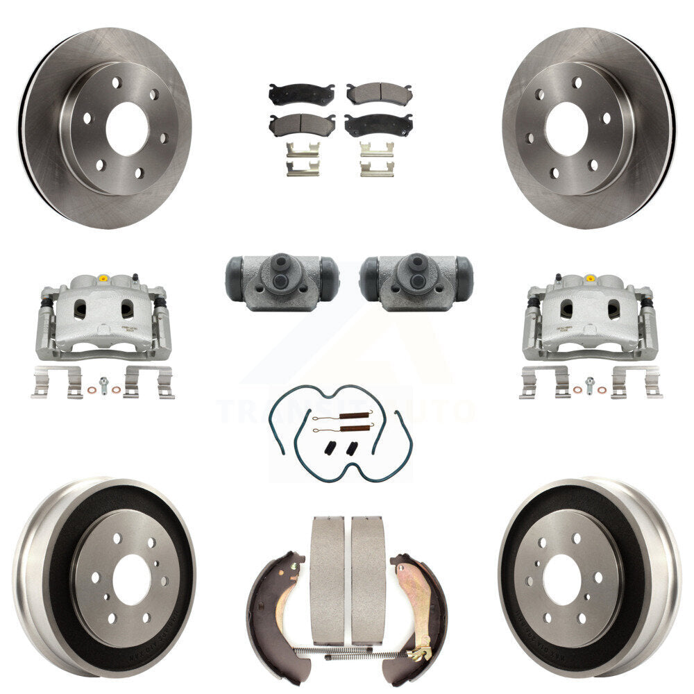 Transit Auto KC8-100939P Disc Brake Kit for 2007 Chevrolet Silverado 1500 - Front and Rear product image
