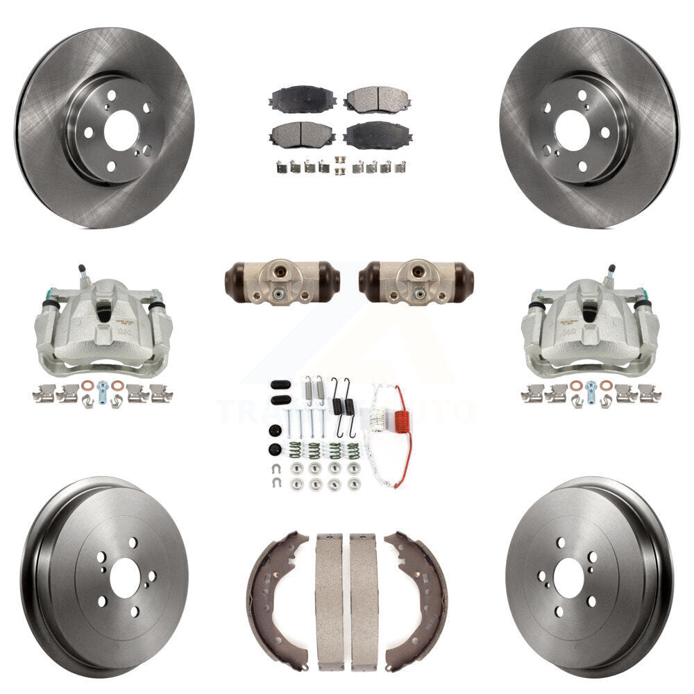 Transit Auto KC8-100939T Disc Brake Kit for 2009-2013 Toyota Corolla - Front and Rear product image