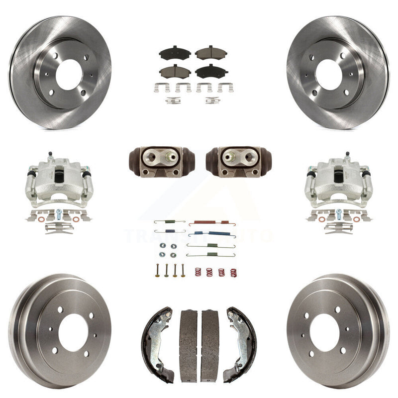 Transit Auto KC8-100940C Disc Brake Kit for 2002-2004 Hyundai Elantra - Front and Rear product image