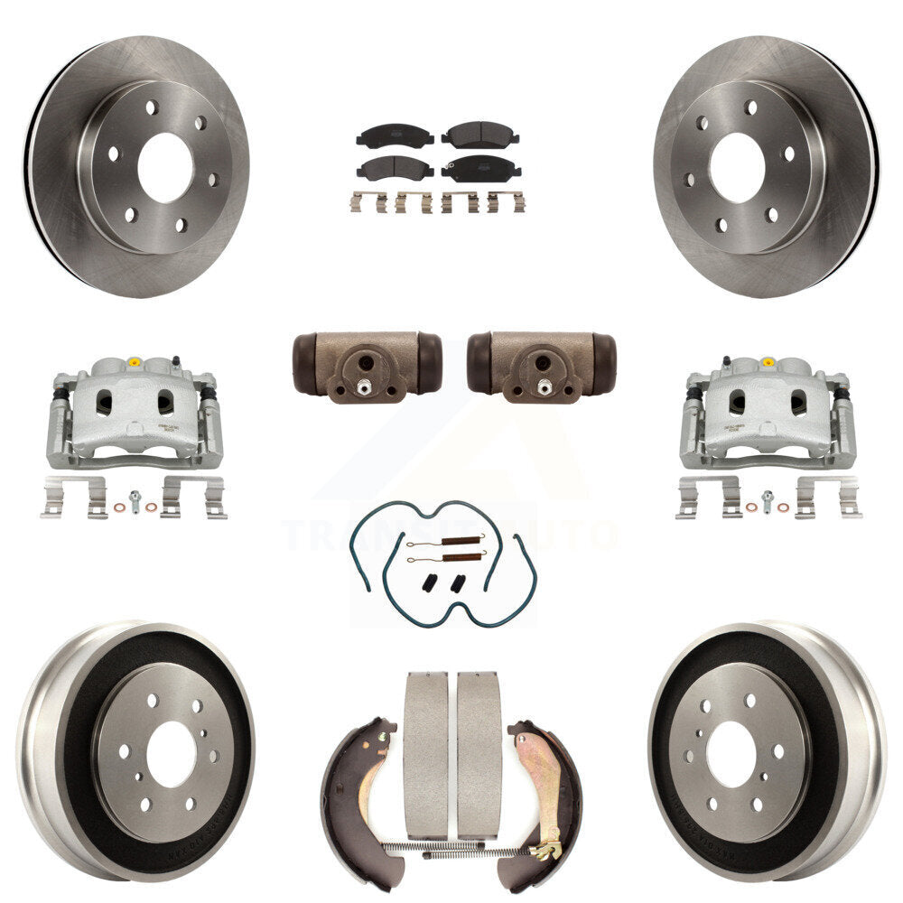 Transit Auto KC8-100940P Disc Brake Kit for 2007 GMC Sierra 1500 - Front and Rear product image