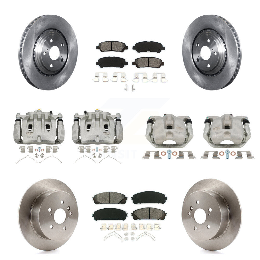 Transit Auto KC8-100940S Disc Brake Kit for 2008-2013 Toyota Highlander - Front and Rear product image