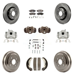 Transit Auto KC8-100940T Disc Brake Kit for 2004-2015 Chevrolet Spark, Pontiac G3, Pontiac G3 Wave & more - Front and Rear product image