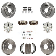 Transit Auto KC8-100941C Disc Brake Kit for 2002 Hyundai Elantra - Front and Rear product image