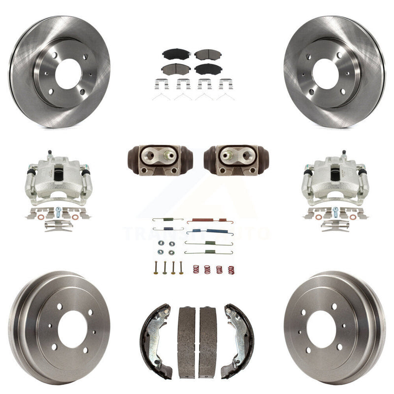 Transit Auto KC8-100941C Disc Brake Kit for 2002 Hyundai Elantra - Front and Rear product image
