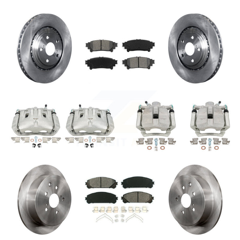 Transit Auto KC8-100941S Disc Brake Kit for 2013-2020 Toyota Highlander, Lexus RX350, Toyota Sienna - Front and Rear product image
