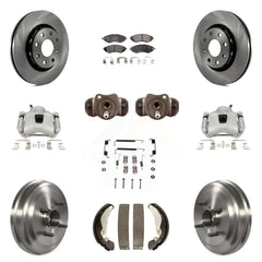 Transit Auto KC8-100941T Disc Brake Kit for 2004-2011 Pontiac G3, Chevrolet Aveo5, Pontiac Wave & more - Front and Rear product image