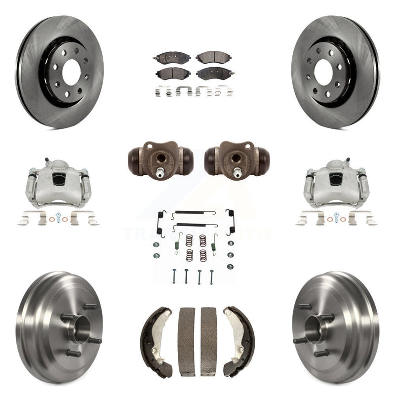 Transit Auto KC8-100941T Disc Brake Kit for 2004-2011 Pontiac G3, Chevrolet Aveo5, Pontiac Wave & more - Front and Rear product image