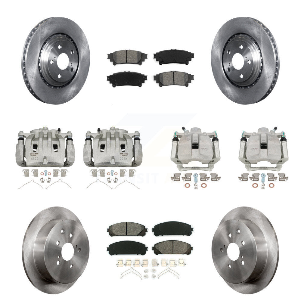 Transit Auto KC8-100942S Disc Brake Kit for 2012-2015 Lexus RX350, Lexus RX450h - Front and Rear product image