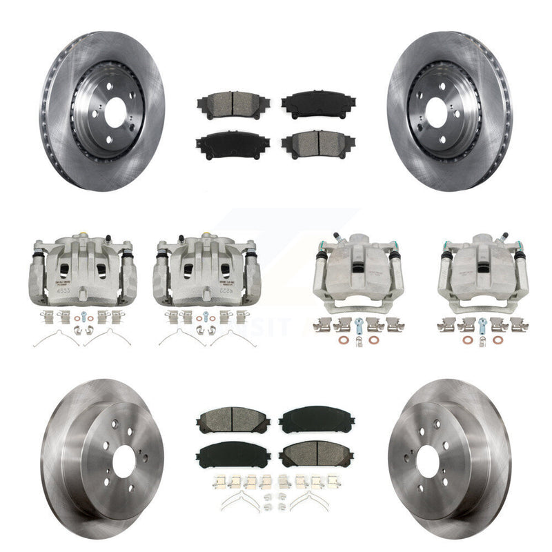 Transit Auto KC8-100942S Disc Brake Kit for 2012-2015 Lexus RX350, Lexus RX450h - Front and Rear product image