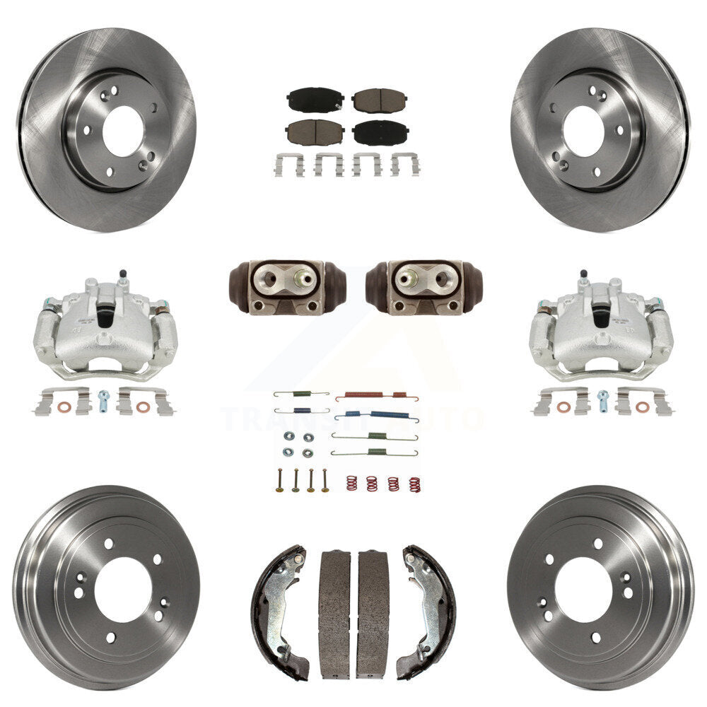 Transit Auto KC8-100943C Disc Brake Kit for 2009-2010 Hyundai Elantra - Front and Rear product image
