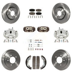 Transit Auto KC8-100943C Disc Brake Kit for 2009-2010 Hyundai Elantra - Front and Rear product image